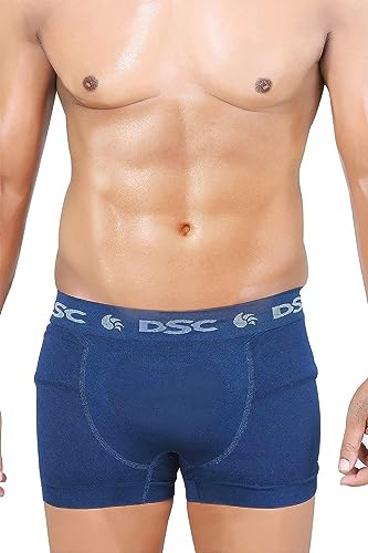 DSC Athletic Supporter Trunk | Navy Blue | Size: Extra Large | Soft-Touch Polyester + Spandex Stretch | Snug Fit | Breathable Fabric | Supporter Brief | Pack of 1 von DSC