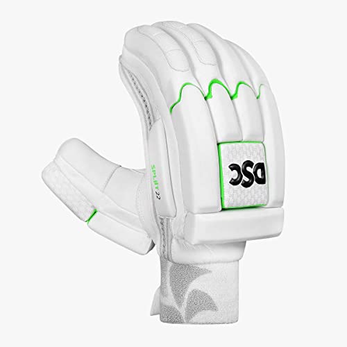 DSC Unisex-Adult 1505306 Cricket Gloves, White, Boys Left von DSC