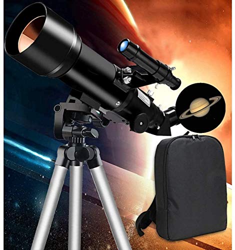 DSFEG Astronomical Telescope Astronomisches Teleskop für Kinder, Einstiegsteleskop, 70 mm Apertur, 400 mm Halterung, astronomisches Refraktor-Teleskop (Farbe: Paket 1) (Paket 1) Telescope von DSFEG