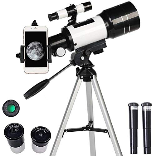 DSFEG Astronomical Telescope Professionelles astronomisches Teleskop, Monokular, 150-fach refraktives Weltraumteleskop, Outdoor-Reise-Spektiv mit Stativ Telescope von DSFEG