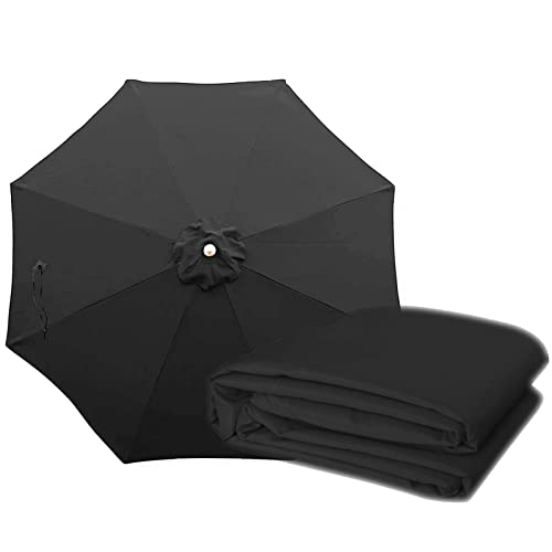 DSFEG Parasols Ersatz -Parasolabdeckung, Polyesterersatz -Regenschirm -Baldachinabdeckung, wasserdicht Parasols von DSFEG