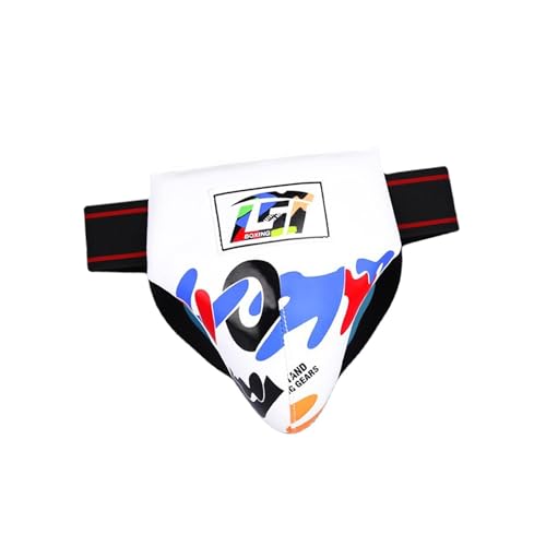 DSOUWEH Kinder Tiefen und Bauchschutz für Muay Thai Grappling und MMA Kämpfe. Zuverlässiger Schutz, Weiß, S DSOUWEH Kinder Tiefen und Bauchschutz für Muay Thai Grappling und MMA Kämpfe. Zuverlässiger Schutz, Weiß, S von DSOUWEH