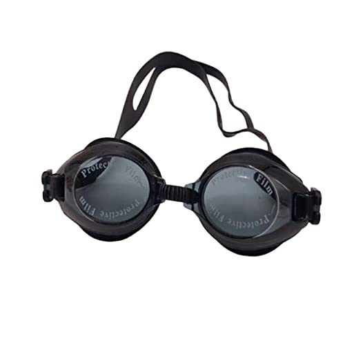 DSOUWEH Schwimmbrille Unisex Kein Auslaufen Schwimmzubehör Sportbedarf Schutzbrille Auslaufsichere Kunststoffbrille für Kinder Erwachsene, Schwarz von DSOUWEH
