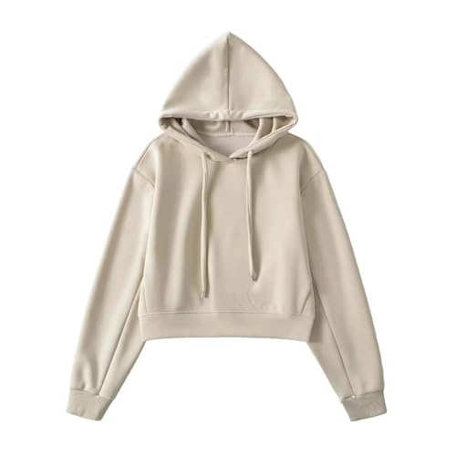 DSQIANG Kapuzenpulli DamenSweatshirts Hoodie Mann Mit Taschen Kordelzug Sweatshirt Einfarbig Langarmshirt Lässig Oberteile Kapuzenpullover Damen Langarm Kapuzenpulli Sweater-Color-1||S von DSQIANG