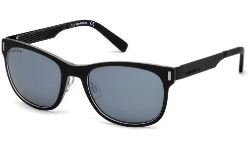 DSQUARED2 D Squared Sonnenbrille für Herren 0221-03C, Schwarz, 51 mm von DSQUARED2