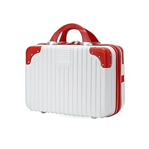 DSRANPRV Handgepäck Koffer Reisekoffer Make-up-Tasche Kleiner Koffer Damen Leichter Lederkoffer Mini-Aufbewahrungsbox von DSRANPRV