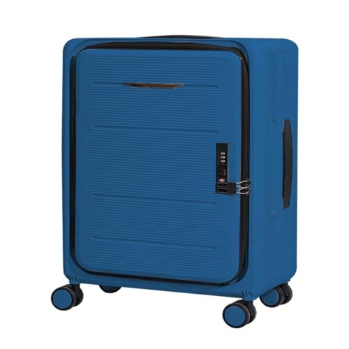 DSRANPRV Koffer Faltbarer Koffer mit Reißverschluss, multifunktionaler Reisetrolley, 20-Zoll-Boarding-Koffer mit Universalrädern und Passwortbox von DSRANPRV