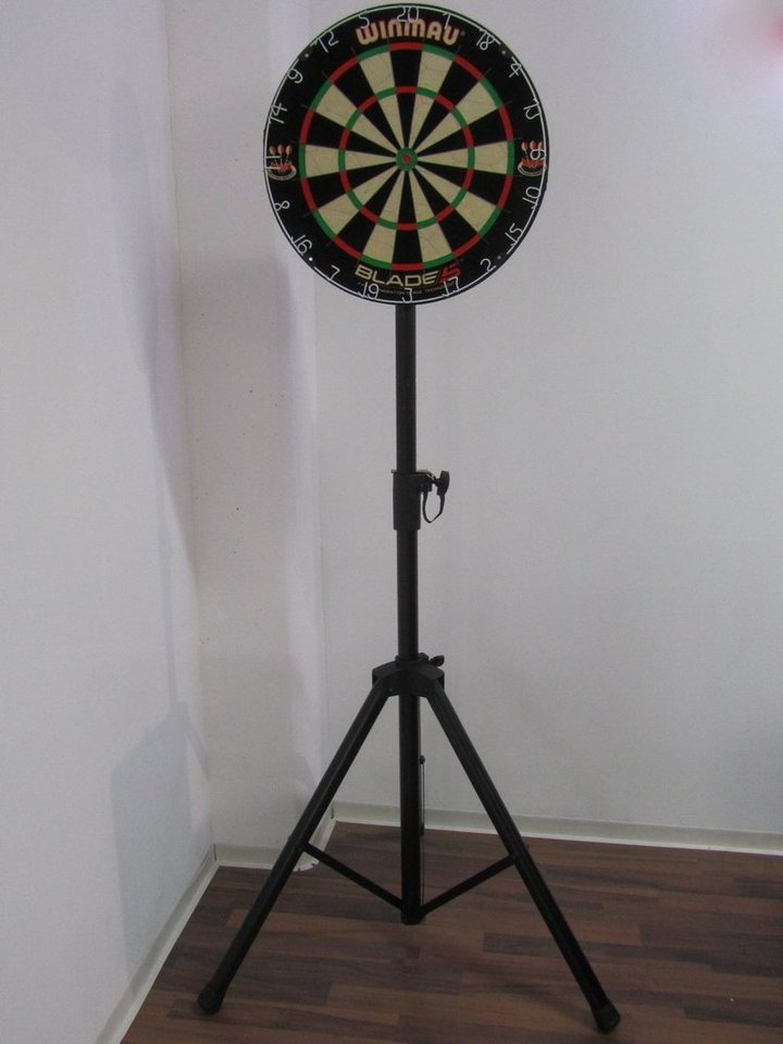 DSX Dartscheibe Winmau Blade 6 + Dartständer Steel Dartboard Darts Board Ständer von DSX