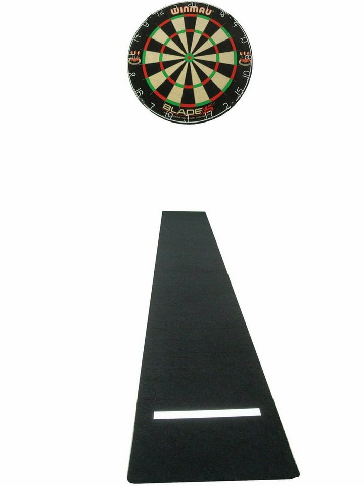 DSX Dartscheibe Winmau Blade 6 Steel Dartboard Dartscheibe Dartteppich Dartmatte 40 cm x 250 cm von DSX