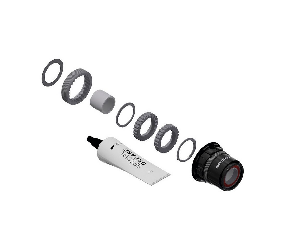 DT Swiss Hinterradnabe Umrüstkit HR-Nabe Alu, 3 Pawl in Ratchet LN, Sram XDR Road DT Swiss Hinterradnabe Umrüstkit HR-Nabe Alu, 3 Pawl in Ratchet LN, Sram XDR Road von DT Swiss