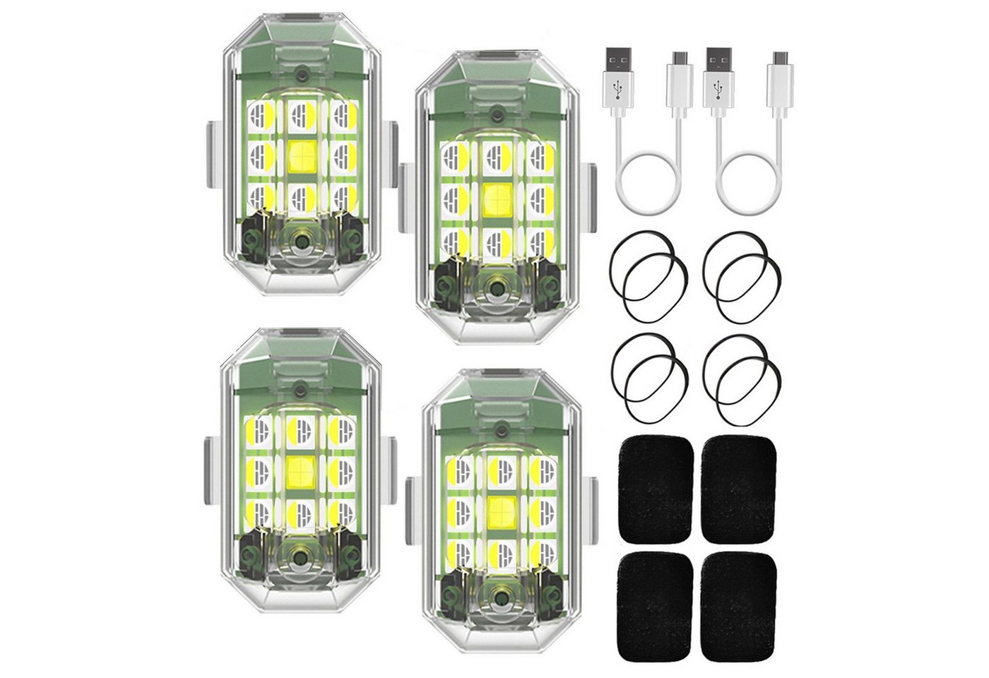 DTC GmbH Arbeitsleuchte Arbeitsleuchte RGB-Blitzlicht wasserdichte Infrarot-Taste, Außenlicht Umgebungslicht, Belichtungslicht von DTC GmbH