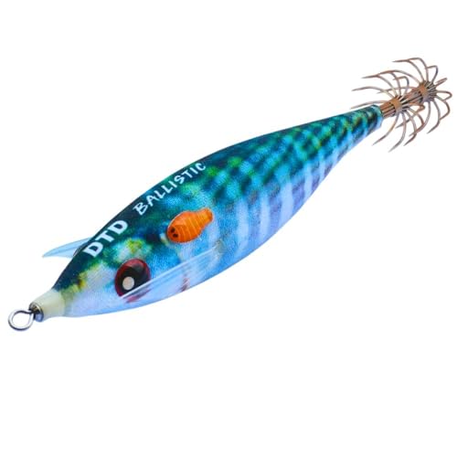 DTD Tintenfisch Angeln Leuchtende Körper Jig Köder BALLISTISCHE REAL FISH 3.0B DTD Tintenfisch Angeln Leuchtende Körper Jig Köder BALLISTISCHE REAL FISH 3.0B von DTD