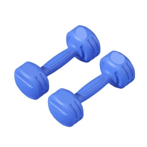 DTQBYOY Kurzhantel Hanteln for Frauen, Fitness-Heimgeräte, Integriertes Armmuskeltraining, Gummibeschichtete Kleine Hanteln for Jungen Dumbbells(Blue,3KG) von DTQBYOY