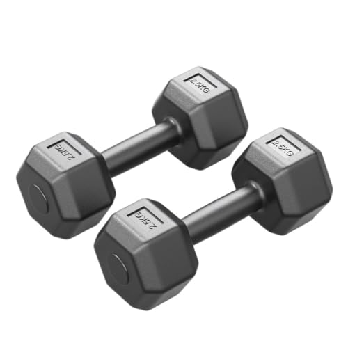 DTQBYOY Kurzhantel Hanteln for Männer Fitness Heimgeräte 5kg 15/20 Kg EIN Paar Damen Jugend Hantel Übungsgewicht Dumbbells(6kg) von DTQBYOY