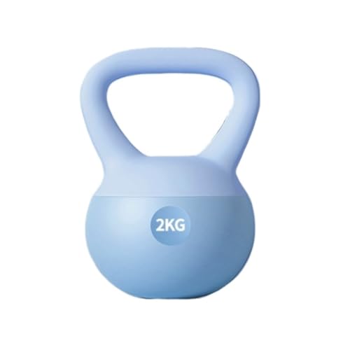 DTQBYOY Kurzhantel Kettle Hantel Kniebeugen Krafttraining Hip Lift Herren Sport Fitnessgeräte Soft Bottom Kettle Bell Dumbbells(Blue,10KG) von DTQBYOY