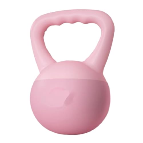 DTQBYOY Kurzhantel Kettlebell Fitnessgeräte Kettlebell Hantel Hüftkrafttraining Übung Soft Bottom Kettlebell Dumbbells(Pink,10KG) von DTQBYOY