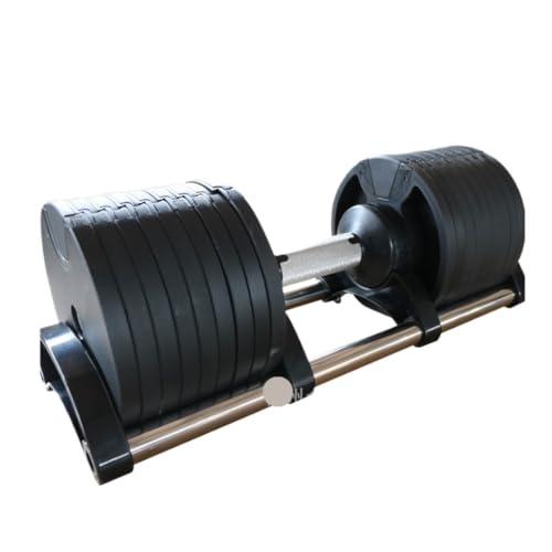 DTQBYOY Kurzhantel Verstellbare Hanteln for Den Heimgebrauch, Fitnessgeräte for Männer Und Frauen, Armtraining, Schnell Verstellbare Hanteln Dumbbells(20kg) von DTQBYOY