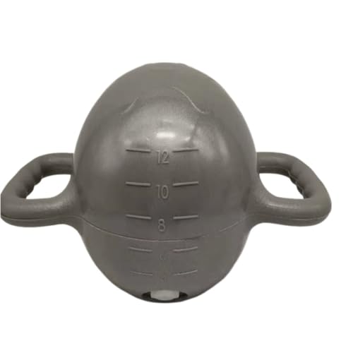 DTQBYOY Unisex-Handhanteln PVC Binaural Kettle Hantel Heimfitness Damen Thin Arm Butt Trainingsgerät Kettlebell Fitnessgeräte Platz sparen(Gray) von DTQBYOY