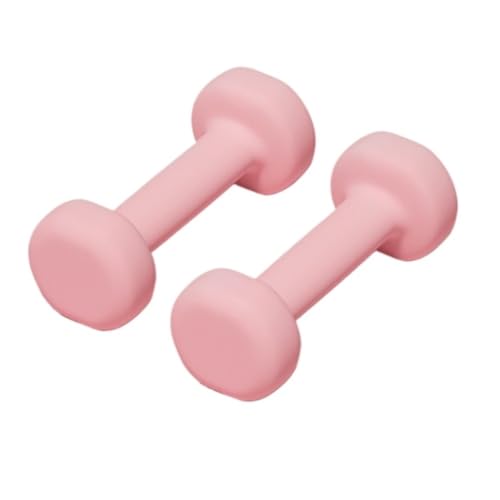 Kurzhantel Hantel Fitness Home Solid Iron Kleine Hantel Krafttrainingsgerät Anfänger Armmuskeltraining Dumbbells(Pink,4kg) von DTQBYOY