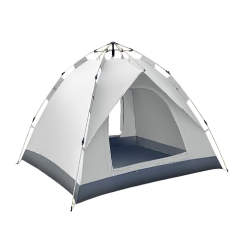 Zelt Tragbares Zelt for Outdoor-Camping, Automatisch Zusammenklappbar, Regen- Und Sonnenbeständig, Verdicktes Zelt, Picknick-Campingzelt Abnehmbares Zelt(White,200 * 150 * 130cm) von DTQBYOY