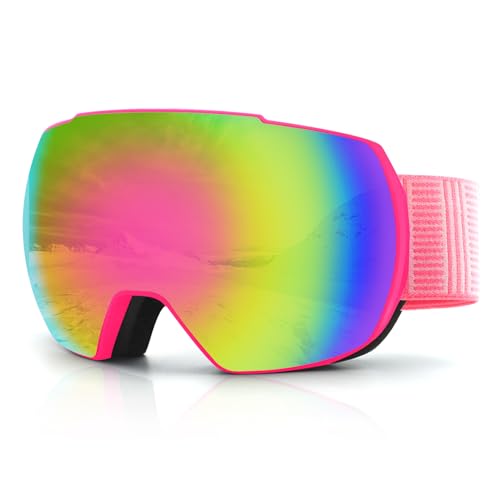 DUDUKING Skibrille Frauen Männer, Sphere Snowboard Brille für Erwachsene Jugendliche,Anti Fog Doppelte Linse UV 400 Schutz Skibrille Helm kompatibel für Skifahren Motorrad Radfahren Skaten DUDUKING Skibrille Frauen Männer, Sphere Snowboard Brille für Erwachsene Jugendliche,Anti Fog Doppelte Linse UV 400 Schutz Skibrille Helm kompatibel für Skifahren Motorrad Radfahren Skaten von DUDUKING