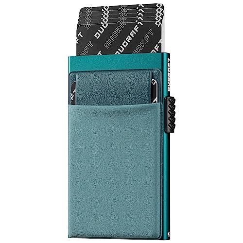 DUGRAFT Kreditkartenetui mit Münzfach Geldfach, Minimalistische Schlanke Herren Aluminium Metall Pop-Up Geldbörse Karten Portemonnaie RFID-Blockierung Kartenhalter, für 5-7 Karten und Barge DUGRAFT Kreditkartenetui mit Münzfach Geldfach, Minimalistische Schlanke Herren Aluminium Metall Pop-Up Geldbörse Karten Portemonnaie RFID-Blockierung Kartenhalter, für 5-7 Karten und Barge von DUGRAFT