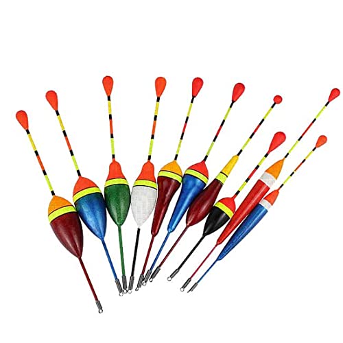 DULSPUE 10 Pcs Fischen Posen,Schwimmer Angeln,Posen Angeln, Schwimmer Set Angeln, Posen Angeln Set, Angel-Posen, Schwimmer Angeln Forelle, Angel Posen Set Für Unterschiedlich Große Fischarten DULSPUE 10 Pcs Fischen Posen,Schwimmer Angeln,Posen Angeln, Schwimmer Set Angeln, Posen Angeln Set, Angel-Posen, Schwimmer Angeln Forelle, Angel Posen Set Für Unterschiedlich Große Fischarten von DULSPUE