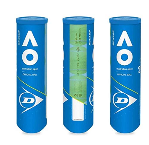 Dunlop Australian Open Tennisball 3 x 4er Dosen 12 Bälle von DUNLOP