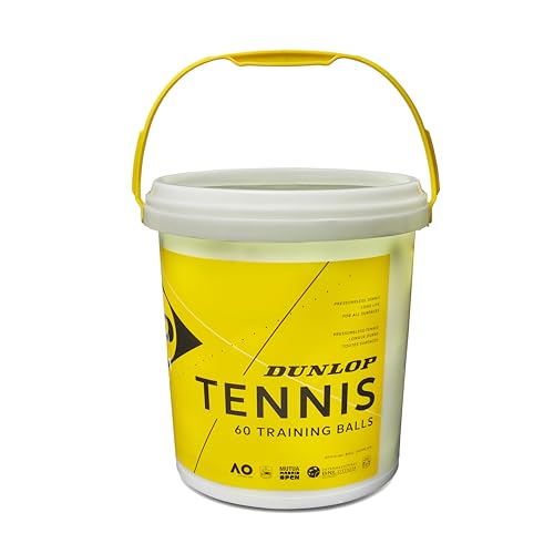 DUNLOP Tennisball Training Gelb 60 Stück Eimer - für Coaching und Trainingseinheiten DUNLOP Tennisball Training Gelb 60 Stück Eimer - für Coaching und Trainingseinheiten von DUNLOP