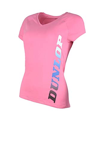 DUNLOP Damen Sport Tennis T-Shirt – Essentials Line, Tee, Carmine Rose DUNLOP Damen Sport Tennis T-Shirt – Essentials Line, Tee, Carmine Rose von DUNLOP