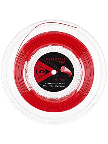 Dunlop Unisex-Adult Explosive Red Tennis Racket String, One Size Dunlop Unisex-Adult Explosive Red Tennis Racket String, One Size von Dunlop Sports