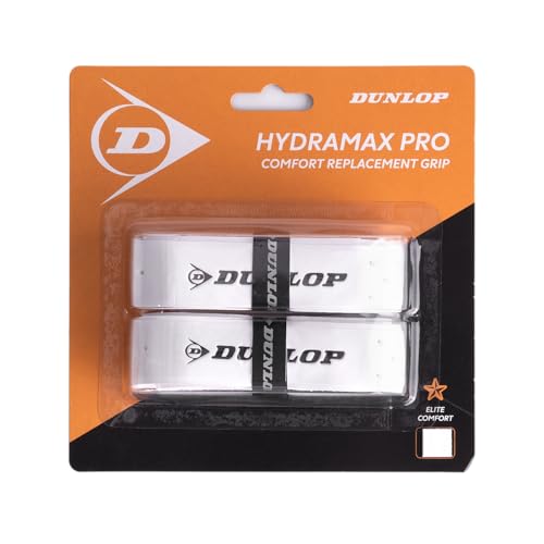DUNLOP Hydromax Pro Squash Ersatzgriff, Weiß (2er-Pack) DUNLOP Hydromax Pro Squash Ersatzgriff, Weiß (2er-Pack) von DUNLOP