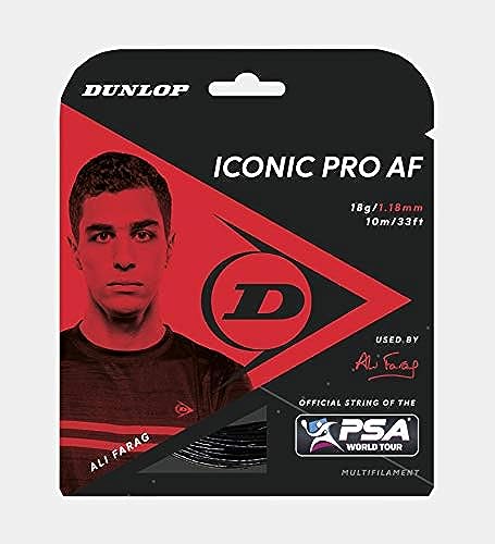 DUNLOP Iconic Pro AF Squash Saite, 18g-1.18mm, 10m Satz DUNLOP Iconic Pro AF Squash Saite, 18g-1.18mm, 10m Satz von DUNLOP