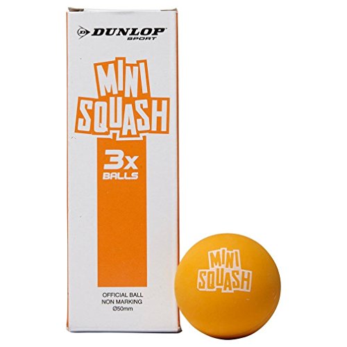 DUNLOP Squash Bälle Mini Play, Kinder Alter 7-10 (3 Bälle) DUNLOP Squash Bälle Mini Play, Kinder Alter 7-10 (3 Bälle) von DUNLOP