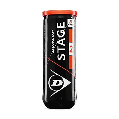 DUNLOP Tennisball Stage 2 Orange - für Kinder & Einsteiger im Mittelfeld (1x3er Dose) DUNLOP Tennisball Stage 2 Orange - für Kinder & Einsteiger im Mittelfeld (1x3er Dose) von DUNLOP