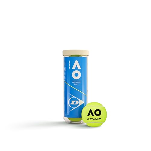 DUNLOP Tennisball Australian Open - für Sandplatz, Hartplatz und Rasen (3 Bälle) von DUNLOP