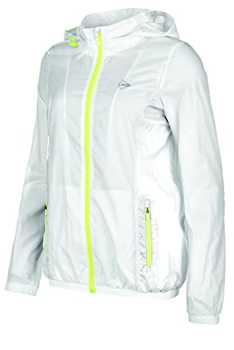 DUNLOP Damen Sport Tennis Traingsjacke – Club Line, Tracksuit Jacket, Weiß von DUNLOP