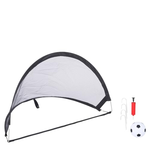 Dunlop Fußballtor - Tore - Pop-up - mit Ball, Pumpe und 4 Heringen - 2 Stück - 60 x 60 x 40 cm Dunlop Fußballtor - Tore - Pop-up - mit Ball, Pumpe und 4 Heringen - 2 Stück - 60 x 60 x 40 cm von DUNLOP