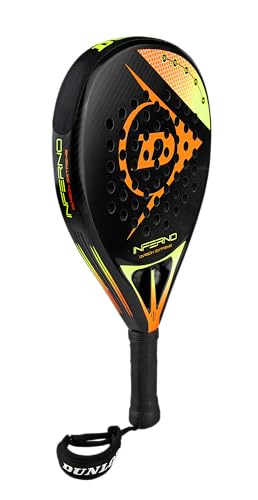 Dunlop Padel-Schläger Inferno Carbon Extreme, Gelb/Orange Dunlop Padel-Schläger Inferno Carbon Extreme, Gelb/Orange von DUNLOP