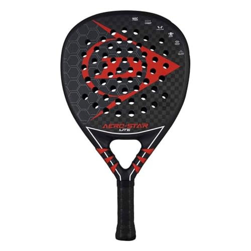 Dunlop Sports Aero-Star Lite Padelschläger, schwarz/rot von DUNLOP