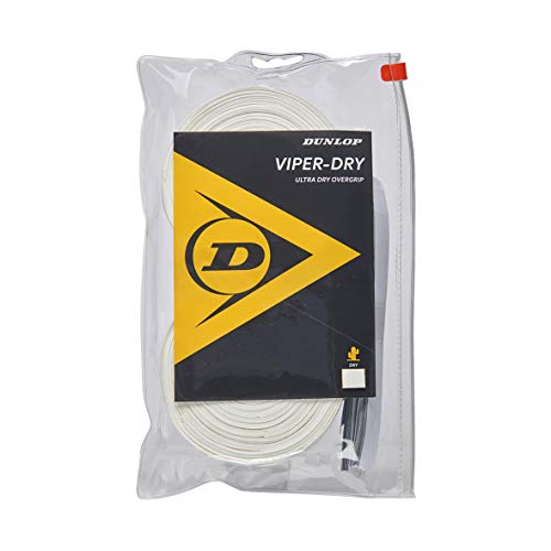DUNLOP Viperdry Tennis Overgrip weiß 30 Stück Rolle DUNLOP Viperdry Tennis Overgrip weiß 30 Stück Rolle von DUNLOP