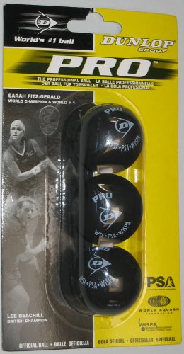 Dunlop Squashbälle 3er Pro von DUNLOP