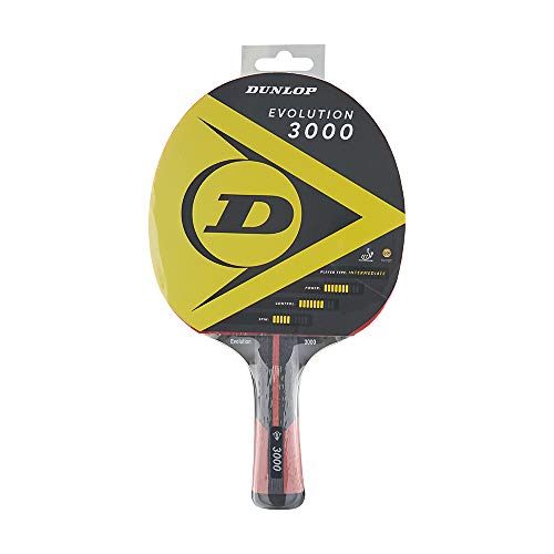 Dunlop Tischtennisschläger Evolution 3000, ITTF Zertifiziert, perfekt für fortgeschrittene Spieler, Schwarz, Einheitsgröße Dunlop Tischtennisschläger Evolution 3000, ITTF Zertifiziert, perfekt für fortgeschrittene Spieler, Schwarz, Einheitsgröße von DUNLOP