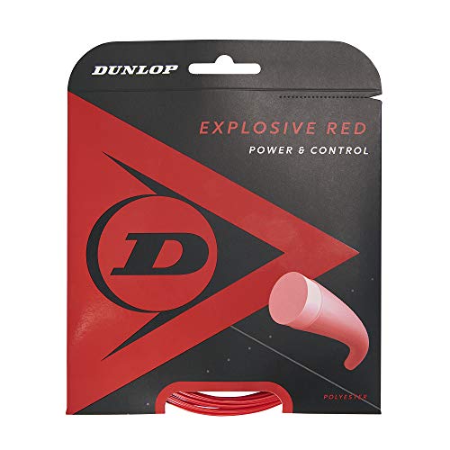 DUNLOP Explosiv Rote Tennissaite, 17g-1.25mm, 12m Satz von DUNLOP