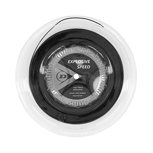 DUNLOP Explosive Speed Tennissaite, 17g-1.25mm, 200m Rolle, Schwarz DUNLOP Explosive Speed Tennissaite, 17g-1.25mm, 200m Rolle, Schwarz von DUNLOP