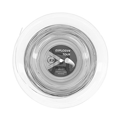 DUNLOP Explosiv Tour Tennissaite, 16g-1.30mm, 200m Rolle, Silber DUNLOP Explosiv Tour Tennissaite, 16g-1.30mm, 200m Rolle, Silber von DUNLOP