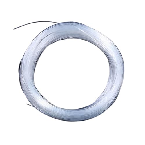 Angelschnur 100M 0,4mm-1,8mm Extra Dicke Unsichtbare Flecken Angelschnur Große Größe Nylon Monofilament Super Starke Meer Boot Angelschnur für Hängende Fischereibasteleien(Clear,0.45mm 7) von DUNSBY