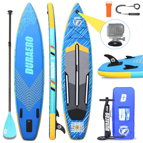 DURAERO Stand up Paddling Board Aufblasbare sup Board aufblasbar, 330x76x15cm, Mit Cam Halterung, Komplettes Zubehör, Tragkraft bis 150Kg von DURAERO