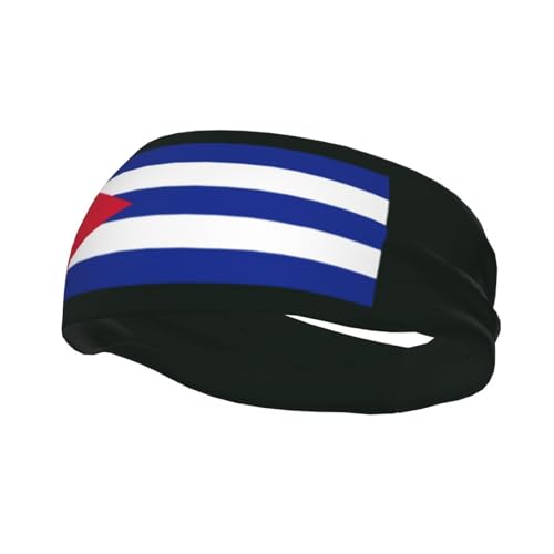 Unisex-Stirnband mit kubanischer Flagge, vielseitiges Laufstirnband, perfekte Mischung aus Mode und Funktion von DURAGS