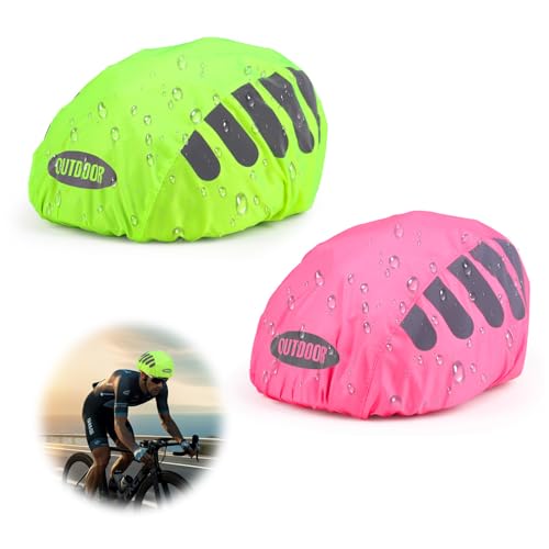 DUTIFUL 2 Stück Fahrradhelm Regenschutz Wasserdichter Helmüberzug Fahrrad Regenschutz Reflektierende Helm Regenschutz Fahrrad Regenschutz Fahrradhelm für Alle Helm Überzug Helm Cover DUTIFUL 2 Stück Fahrradhelm Regenschutz Wasserdichter Helmüberzug Fahrrad Regenschutz Reflektierende Helm Regenschutz Fahrrad Regenschutz Fahrradhelm für Alle Helm Überzug Helm Cover von DUTIFUL